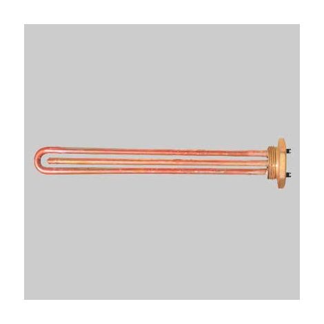 Resistenza a tappo diritta - 1200 w 1"1/4 per scald. legna