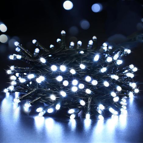 Waterproof LED strip lights for indoor use, bedrooms, windows, trees, birthdays, gardens, festivals, 20m, 200 LEDs, white (1/5)