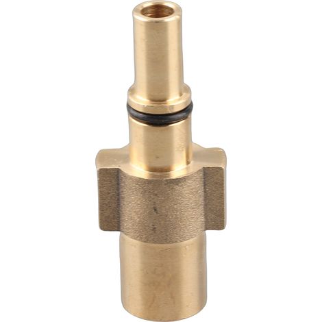 Lanza de espuma ajustable para lavado de autos, boquilla de presión, pistola de jabón, adaptador de 1/4" para limpiador de espuma Bosch. (1/5)