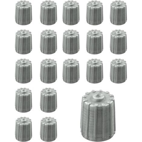 Flaconi 20PCS Bouchon Valve Pneu de Voiture, Bouchon Valve Pneu, Bouchon de Valve GM, Couvercle de Soupape, Cache-Poussière de Pneu de Voiture, Convient Aux Voitures,Camions,Vélos,SUV (1/5)