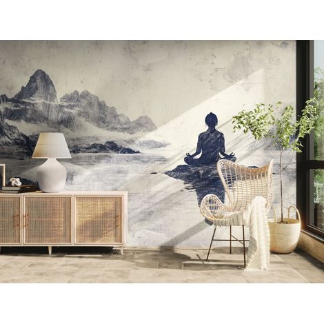 Papier peint Bien-être – Méditation silencieuse - 150 x 250 cm (1/2)
