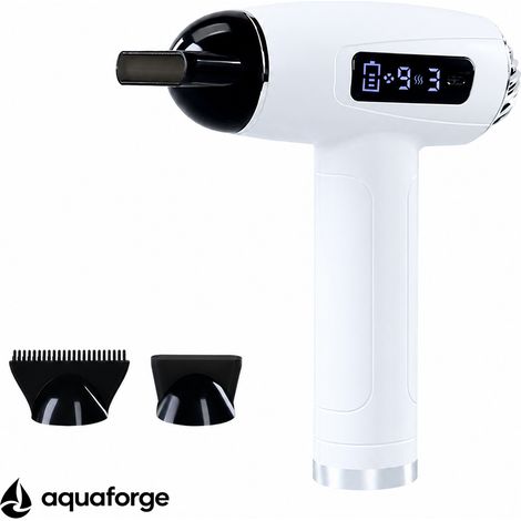 Sèche cheveux portable sans fil compact air chaud froid (1/5)