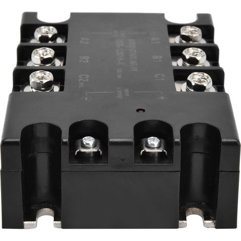 Dreiphasiges Halbleiterrelais mit erweiterter gesteuerter Modullast für industrielle Automatisierungsprozesse TSR‐120DA‐R ohne Kühlkörper (1/5)