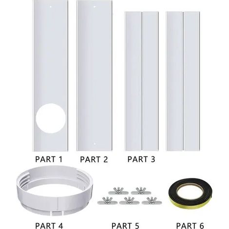 Kit finestra per climatizzatore portatile Zephir ACWS-R001