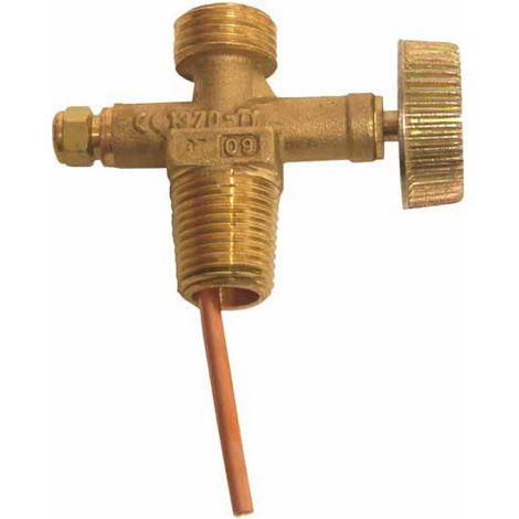 Llave de paso para cilindros de gas