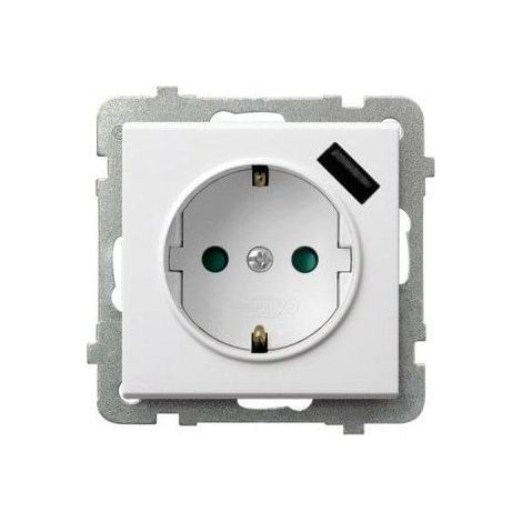 Enchufe eléctrico Ospel Ospel Sonata protección contra sobretensiones 16 A