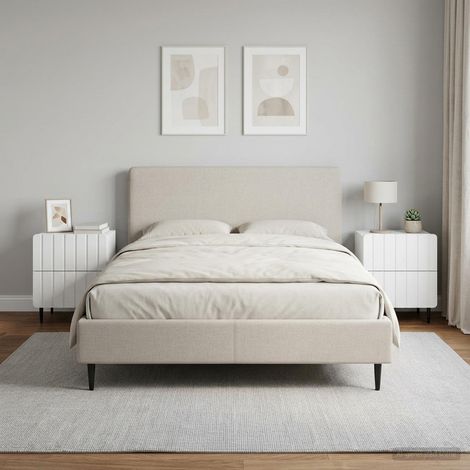Armadio da Notte 2 pz Bianco 43 x 34,5 x 49,5 cm vidaXL (1/5)