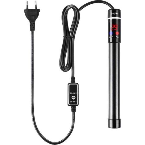 Chauffe-Aquarium Submersible – 50-500W, Titane, LED, Thermostat (1/5)