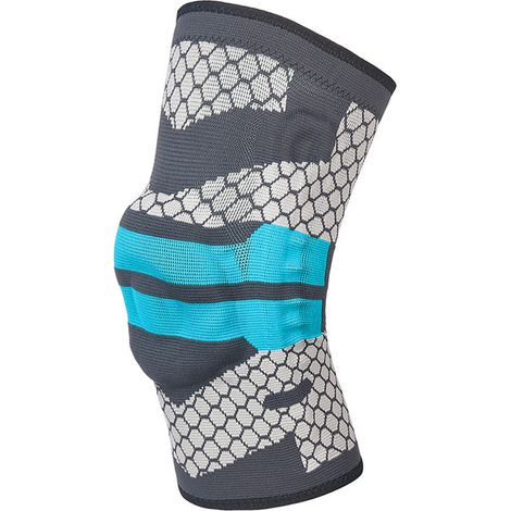 Genouilleres - Protection Genou 3D Avec Patin En Silicone Et Soutien Bilateral En Ressort - Pour Sport Extérieur Course Cyclisme Randonnée - Taille M L XL (1/5)