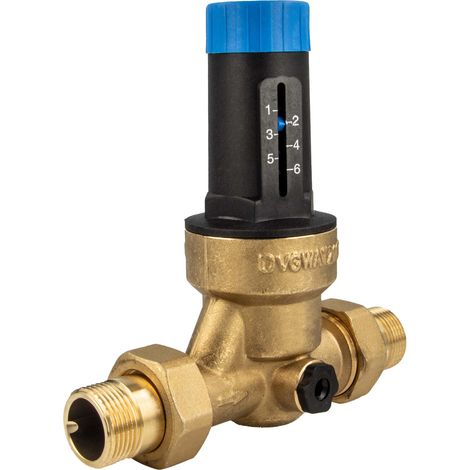 WATTS Druckminderer DRV20/N 3/4'' DN20 0502520 DVGW geprüft 1,5 bis 6 bar mit Einstellanzeige