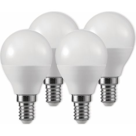MÜLLER-LICHT LED-Lampe, Tropfenform, 400259, E14, EEK: F, 4,5W, 470 lm, 2700 K, matt, 4 Stück (1/5)