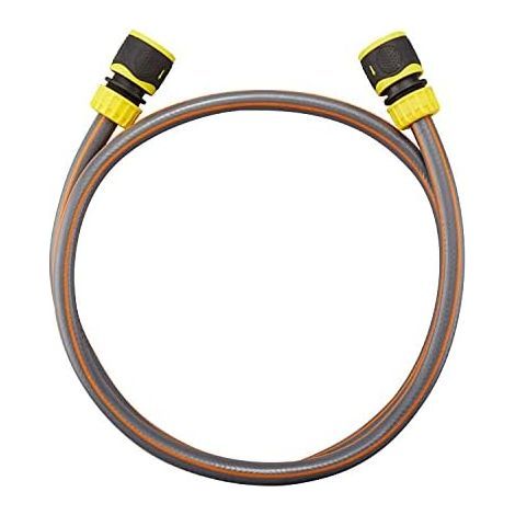 Hose connection kit including a 1.5m 4-layer PVC hose, two 1.27cm quick-connect end fittings, for irrigation, car washing, gardening - Hose connection set (1/5)