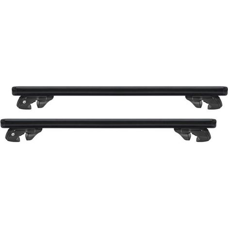 Barre portatutto - MENABO - Chery Tiggo 3 / J11 / Ruihu 2008-2013 - Profilo in alluminio 1200 mm - Nero - Carico utile 90 kg