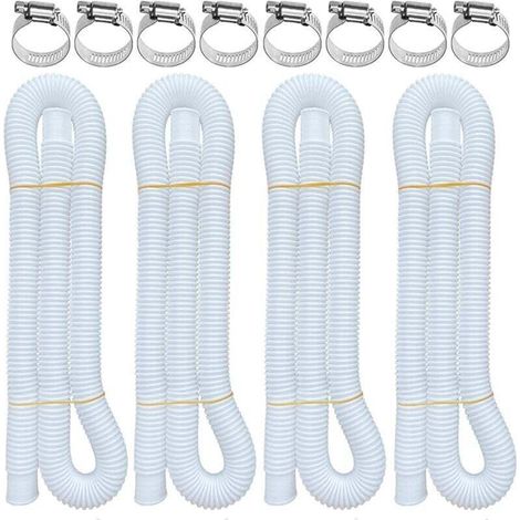 Pack Replacement Pool Pump Hose 1.5 Inch Diameter, 59 Inch Long Filter Pump Hose Compatible with Intex Pump Models 607 and 637. MUMU (1/4)