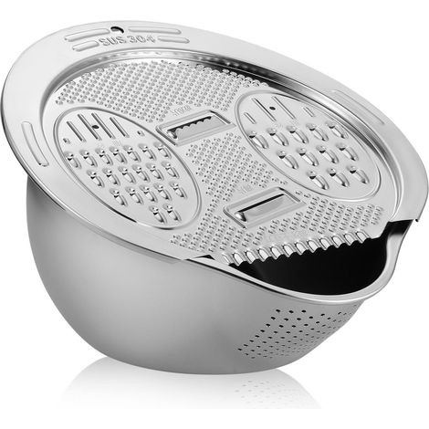 Passoire Inox Multifonction avec Poign e et Bec Verseur (1/5)