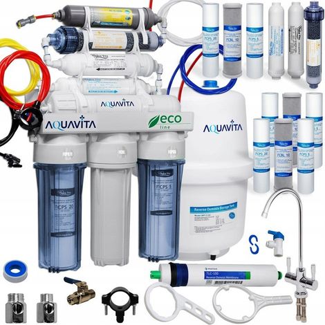 Osmoseur domestique 8 étapes de filtration RO8 aqua vita à effet décontaminant