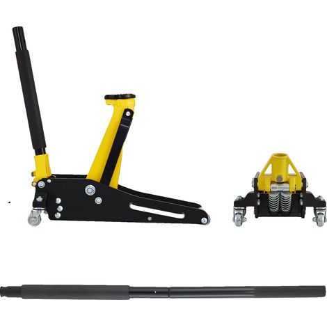 Gato hidráulico para coche, capacidad de 3 toneladas, sistema de doble bomba, 1,5 toneladas (1/2)