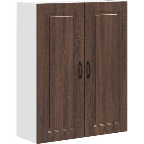 Meuble Haut De Cuisine Armoire de cuisine - Chêne brun 80 x 31 x 100 cm fr32946 (1/5)
