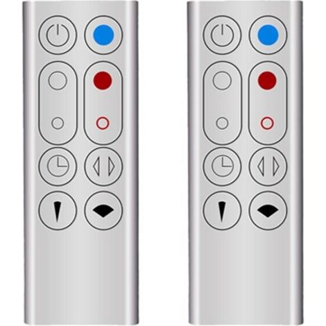 Lot de 2 télécommandes de rechange pour purificateur d'air AM09 HP00 HP01, ventilateur sans feuilles, argent (1/4)