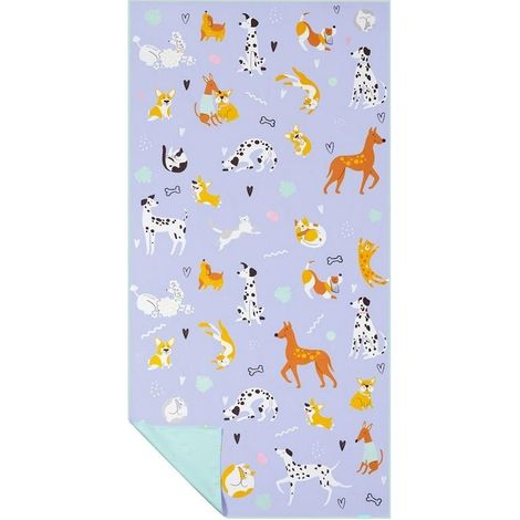 Toalla de playa infantil de 80x160 cm.