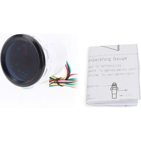Tachymètre pour voiture, jauge 8000 tr/min, diamètre 55mm, moteur à essence 1 à 8 cylindres. (1/5)