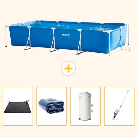 Intex Piscine Tubulaire Rectangulaire - 450x220x84 cm - 5-pièces S78 (1/5)