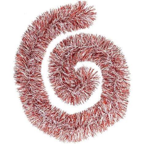 Paris Prix - Guirlande De Noël maison 200cm Rouge & Blanc