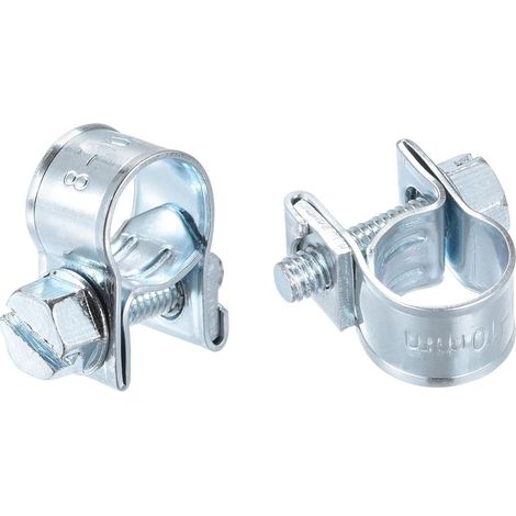 15 colliers de serrage réglables pour tuyaux d'injection de carburant de 8 à 10 mm, adaptés aux applications de pipeline, automobiles et industrielles. (1/5)