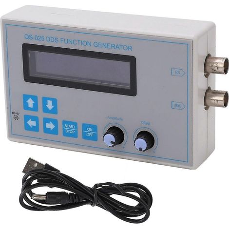 DDS Funktionsgenerator Sinus-, Rechteck-, Sägezahn- und Dreieckwellensignalgenerator 1–65534 Hz DC 9 V