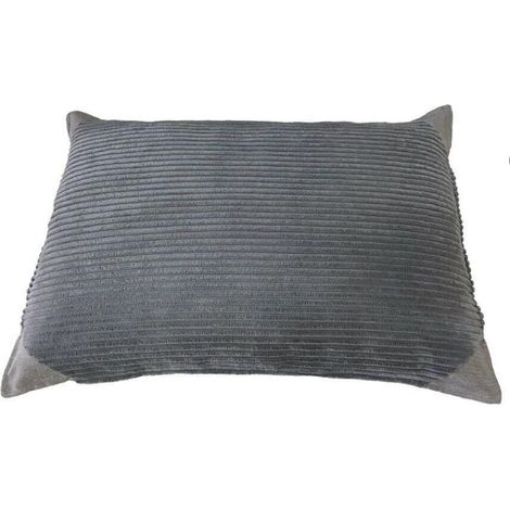 Cuscino sfoderabile per cani elegance velluto grey 70 cm