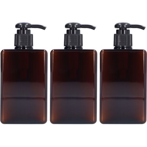Flacons pompe vides de 280 ml pour savon liquide - Lot de 3 - Format voyage pratique (1/5)
