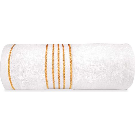 Asciugamano in cotone FROTTE 30x50 per il viso, monocolore TIWANO, bianco (1/5)