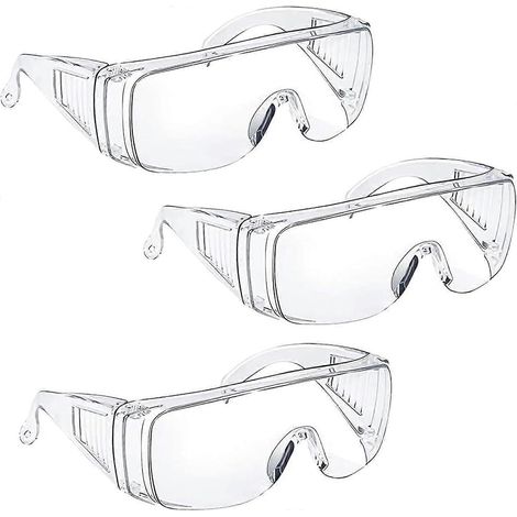 lunettes de sécurité pour porteurs de lunettes avec protection latérale (1/4)
