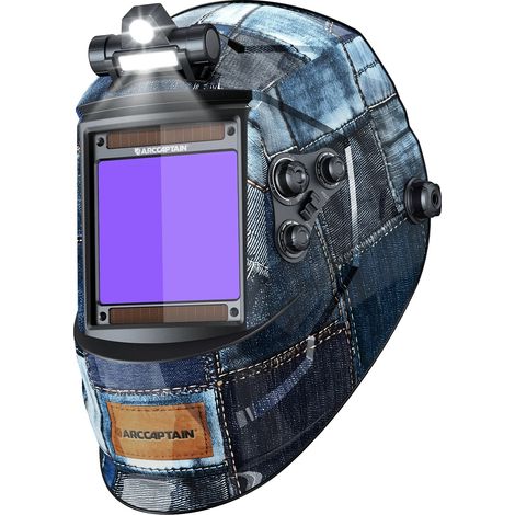 Schweißhelm, automatische Abdunkelung, LED-Licht, E (1/2)