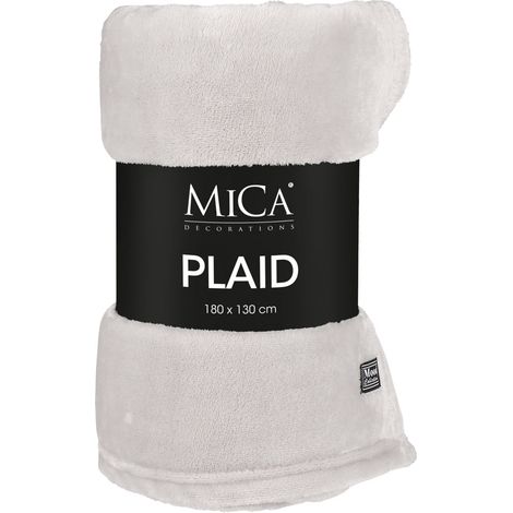 Mica Decorations Fleecedecke Famke 130 x 180 cm beige Bettwäsche (1/2)
