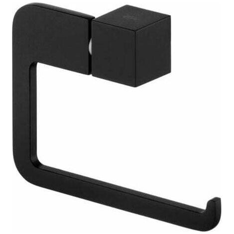 Wall paper holder modern toilet wall roll holder black powder coated zamak (1/2)
