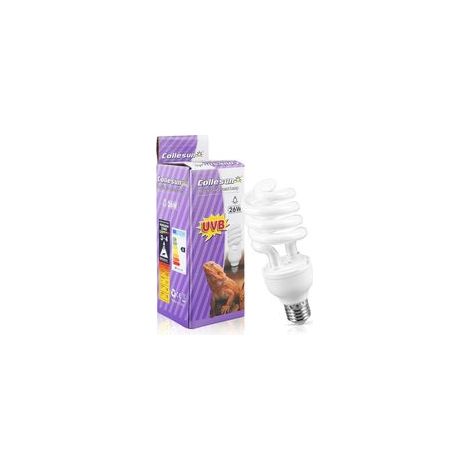 Ampoule UVB Reptile 26W 10.0, Lampe Fluorescente Compacte 220V, Idéale pour Aquariums et Terrariums