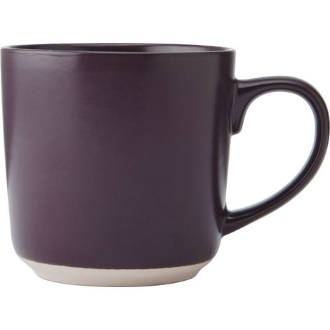La cafetière verde tazza in ceramica con base non smaltata, 350ml