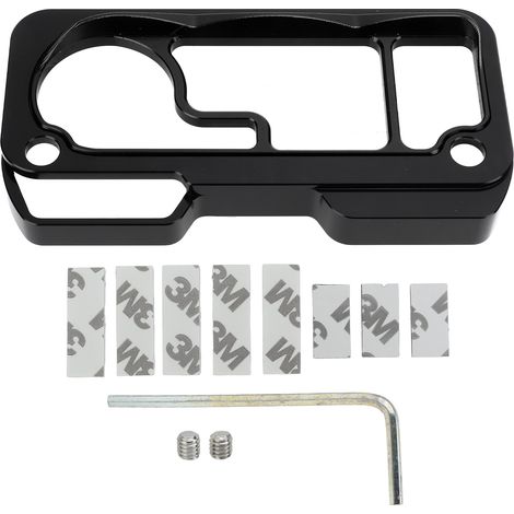 Compteur Moto Housse Protection Métal Anti-Intempéries Remplacement CB650R CBR650R 2019-2021 Noir Étanche (1/5)