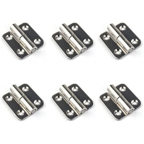 (Gauche)6 charnières amovibles 1,5' petits joints coulissants charnières de porte amovibles en acier inoxydable 304 gaucher (1/5)