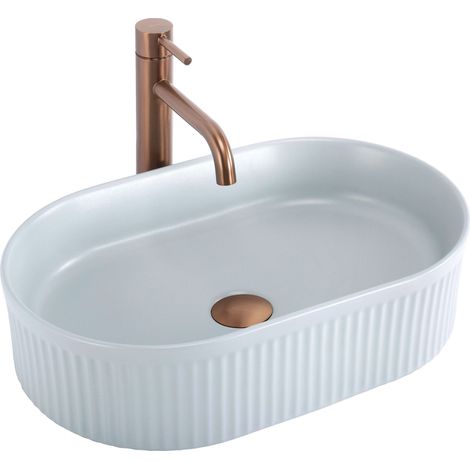COUNTERTOP WASHBASIN REA VANDA BABY BLUE (1/5)