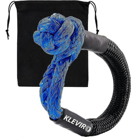 Corde de remorquage souple avec gaine de protection - Manille de 7/16 po x 20 po (1/5)