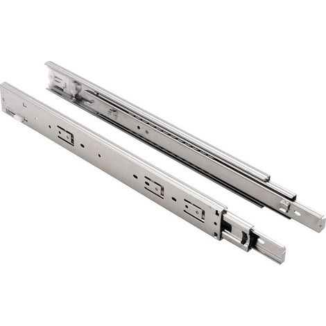 Guides de Tiroirs pour Servante d Atelier - 2 pcs 55 x 42 x 401 mm - Acier Robuste - Glisse Fluide et Durable - D-Work