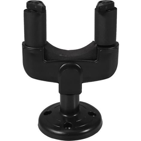 Support mural détachable pour guitare avec système de verrouillage automatique et base (noir)-Black (1/3)