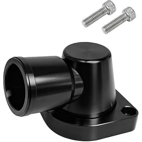 Boîtier de thermostat pivotant en aluminium usiné, col de remplissage d'eau 90° 1,5" pour moteurs de camions Vortech, moteurs GM LS, LS1, LS2, LS3, LS7, LS9 et LSA (1/5)