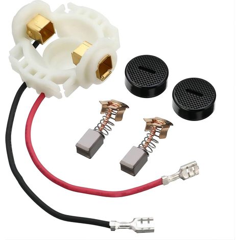 Ensemble de balais de carbone et porte-balais CB430 pour Makita BGA450, BGA452 et DGA452 (1/4)