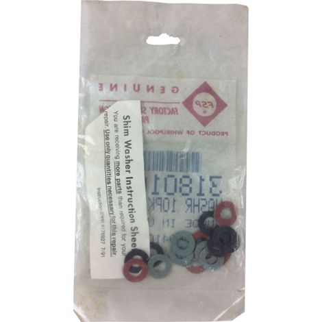 Ersatzteil - SOS Accessoire Lot de 6 rondelles de réglage pour Robot ménager KITCHENAID 3180162 -  - KITCHENAID