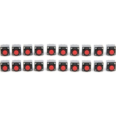 20 pieces 6x6x7.3mm Tactile button push button waterproof Micro Tact (1/5)