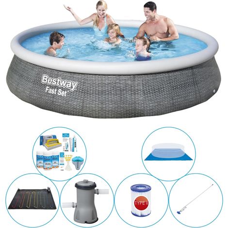 Bestway Bestway Fast Set Ronde - 396x84 cm - 7-pièces S21445 (1/5)