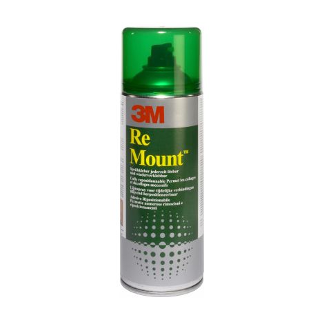 Pegamento 3m spray remount adhesivo reposicionable indefinidamente bote de 400 ml. (1/2)